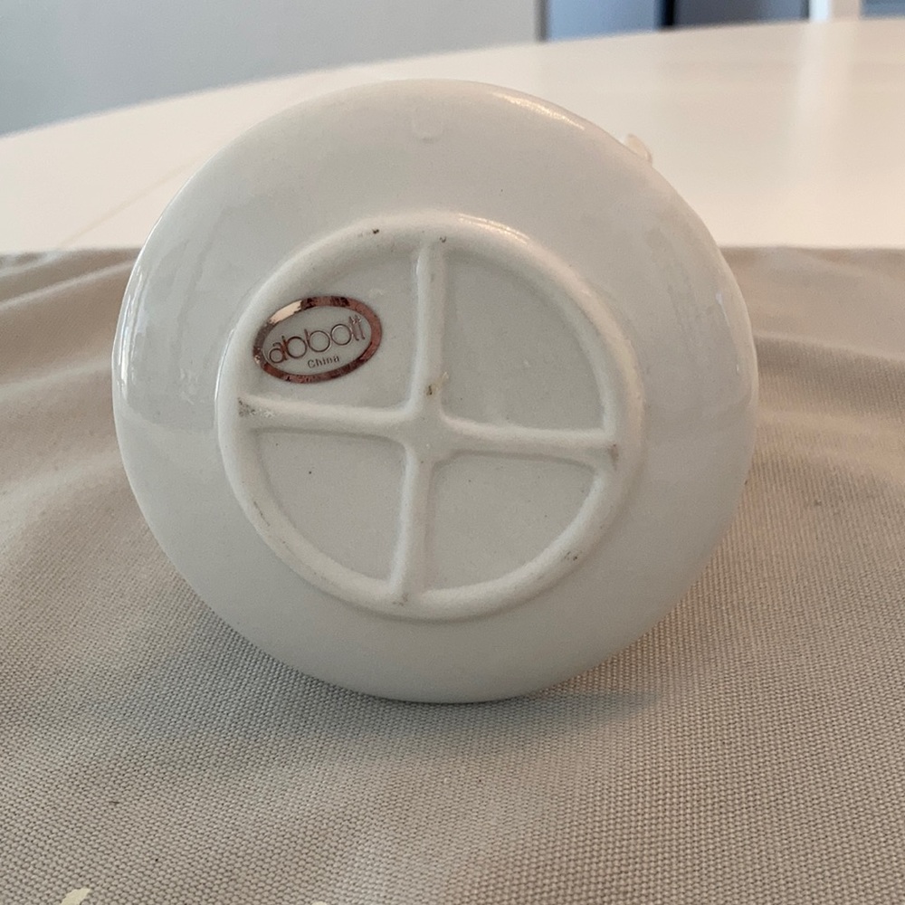 White stacked Creamer - Picture 3 of 4